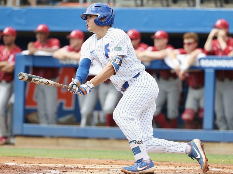 Brady McConnell hitting